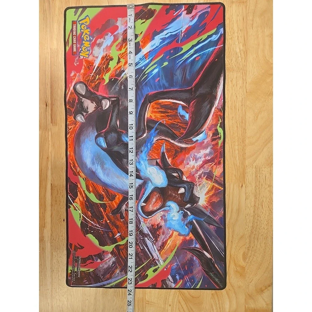 Mega Charizard X Board Game Pokemon Playmat Card Play‎ Mat TCG CCG Pad Mousepad